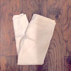 White Mid-Rise skinny